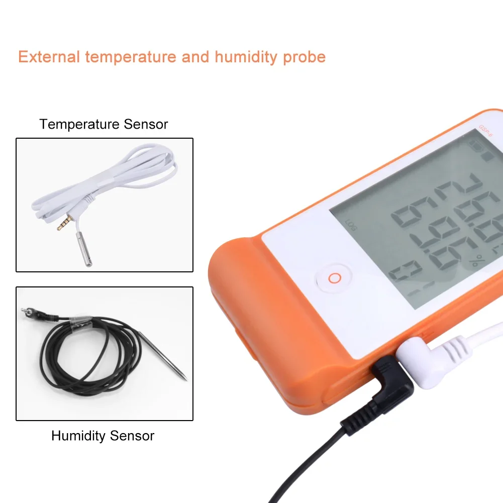 16000 point GSP-6 GSP food temperature and humidity data logger recorder for refrigerated container and refrigerator truck