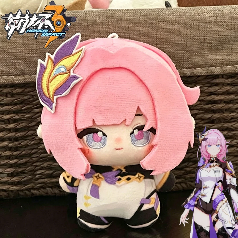 Плюшевая кукла-брелок Elysia из игры Honkai Impact 3: милая фигурка-аксессуар для сумки