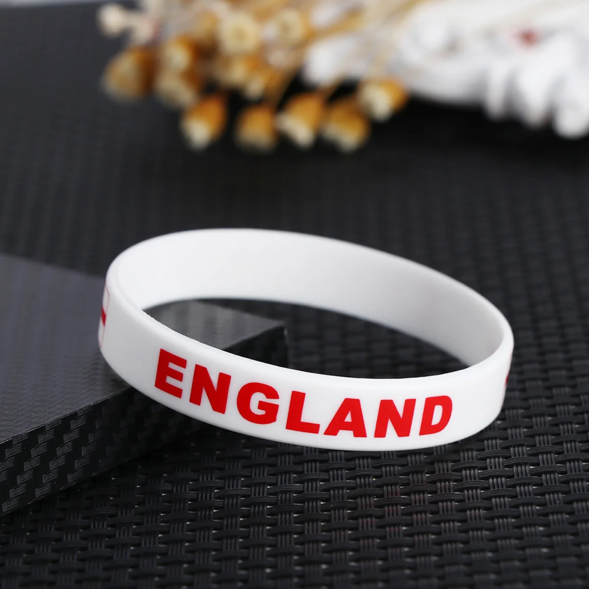 

6Pcs Silicone Country Wristband Premium Soft Comfortable Sports Bracelet for Country Bracelet