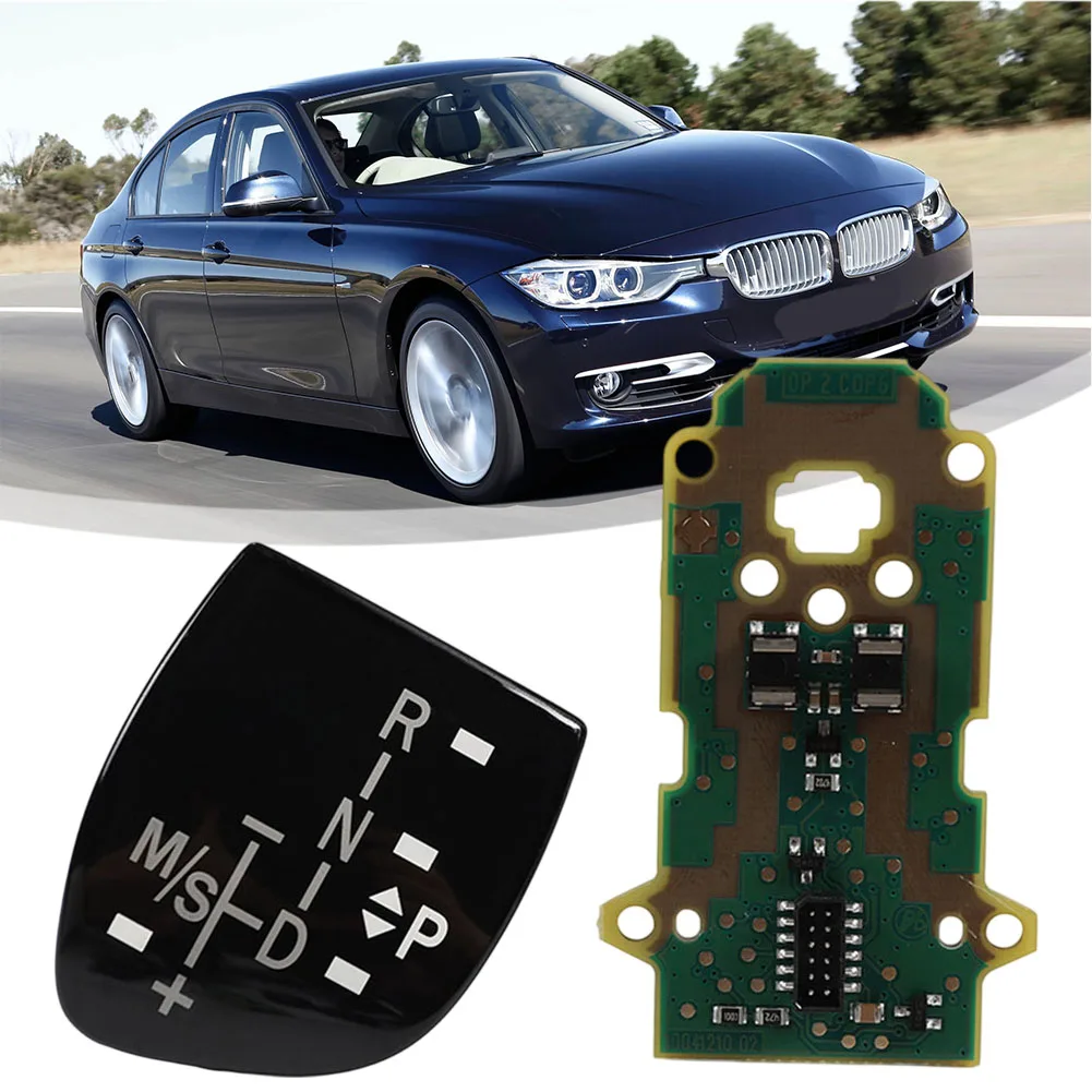 Gear Shift Knob Panel W/LED Circuit Board For BMW For 3/4/5/6 Series 2010-2012 Easy Installation Car Accessories