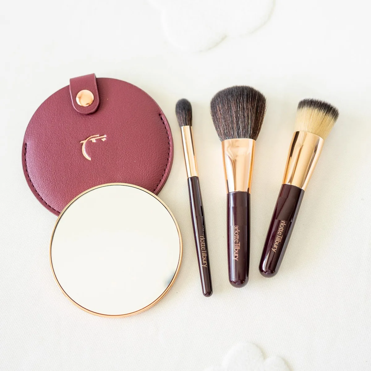 فرشاة مكياج بودرة أحمر الخدود السائبة لظلال العيون، فرشاة مكياج مرآة محيطة ناعمة متوهجة، فرشاة أحمر الخدود من الألياف الناعمة، فرشاة عصرية للوجه CT