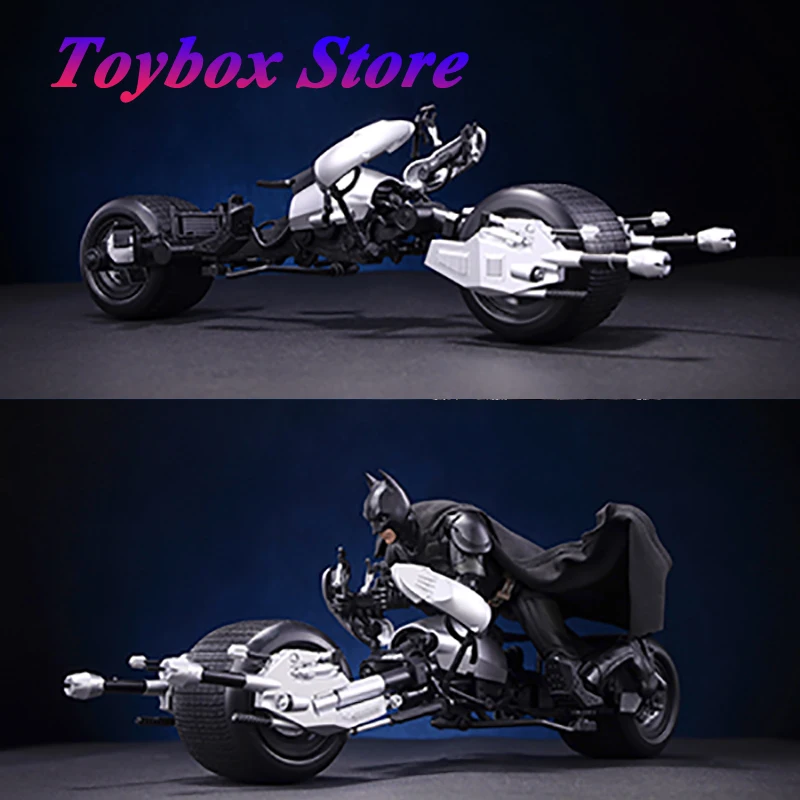 DC Original 1/12 Batman&Motorcycle Assemble Model Toy Dark Black Knight Series Limited Version Organized 6