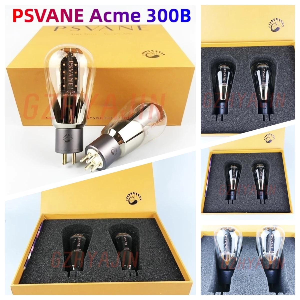 

PSVANE Acme 300B A300B Vacuum Tube Upgrade 300B-TII E300B WE300B HIFI Audio Valve Tube Amplifier Kit DIY Matched Quad