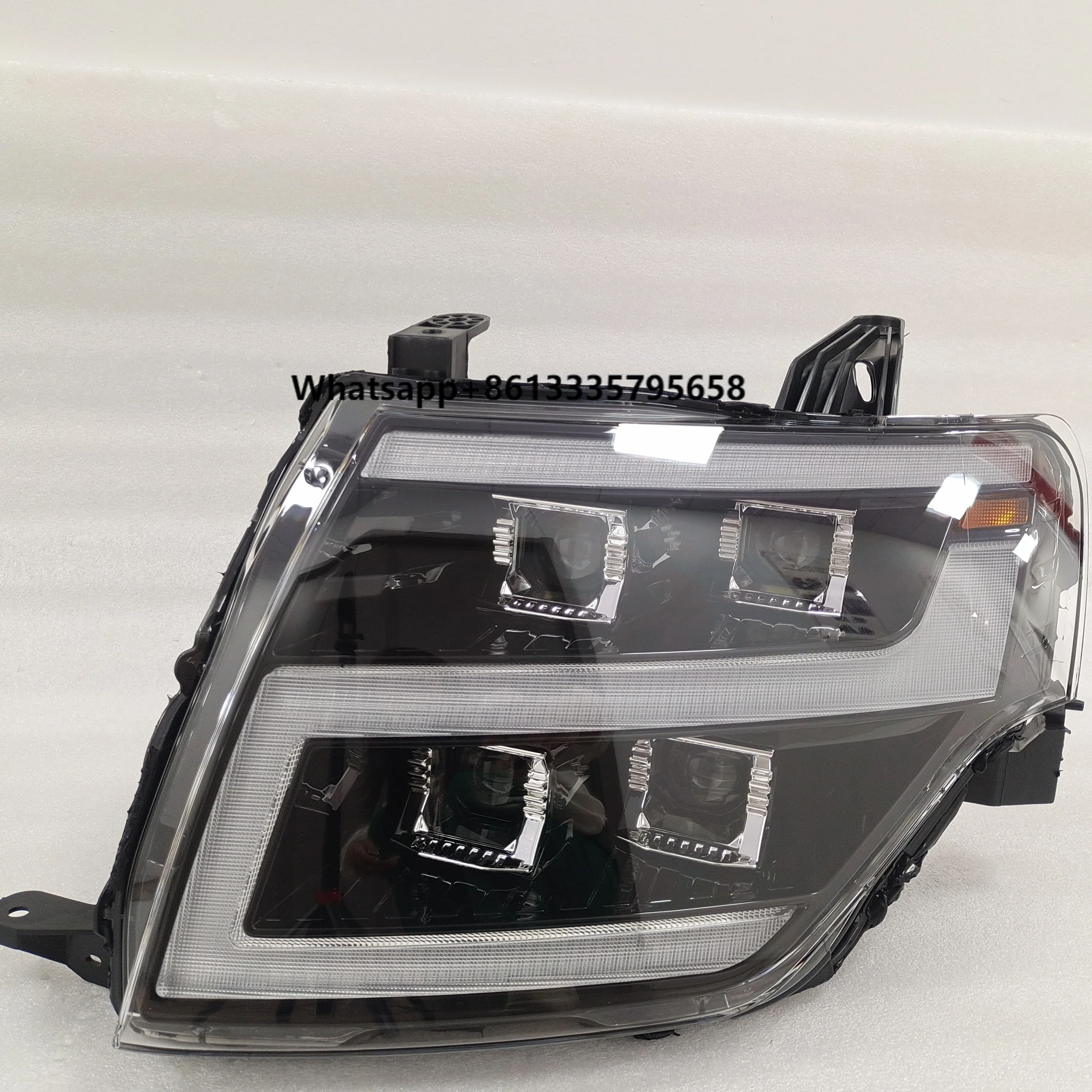 

MX HOT SELL 4 LENS FULL LED HEAD LAMP DAYTIME RUNNING MODIFIED Headlights Auto Lights for PAJERO LAMP