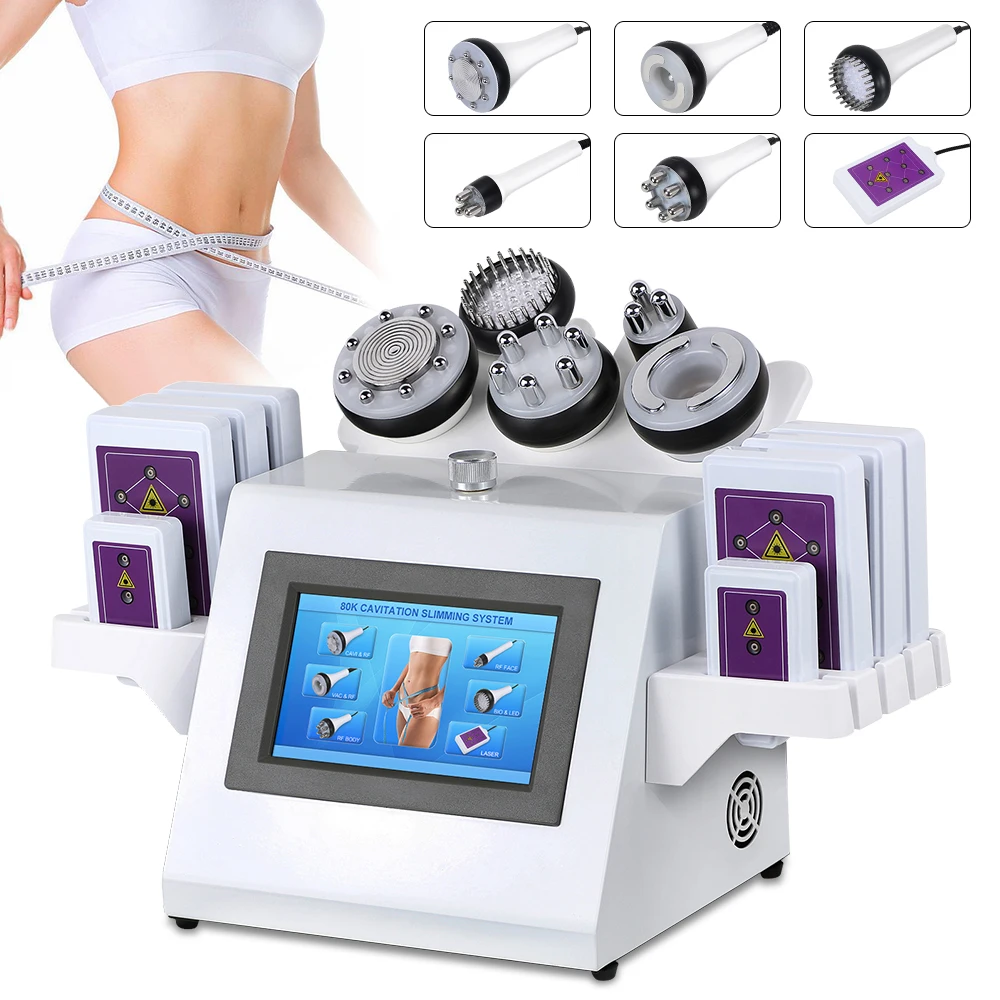 

Professional 6in1 Fat Loss Device ： Breaks Fat Cells Promotes Collagen Regeneration Helps Skin Texture Restore Elasticity