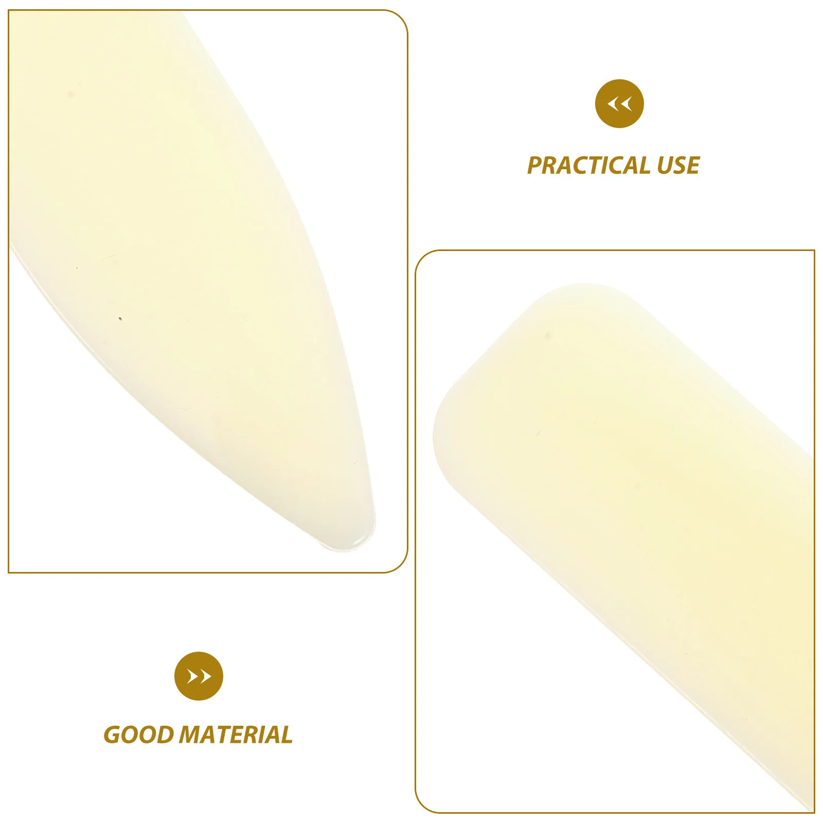 5 Stuks Plastic Botmap Tool Briefopener Papier Creaser voor Papier Vouwen Scoren Crafting Kantoorbenodigdheden Botmap