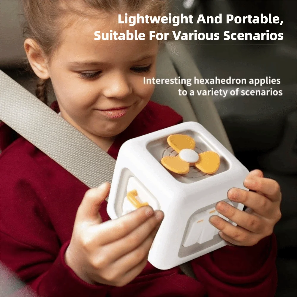 비행기 여행을 위한 6 in 1 유아용 장난감, 재미있는 학습용 장난감, 감각 자극 활동판, 몬테소리 교육용 장난감 선물