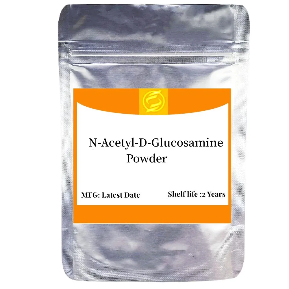 Hot Sell N-Acetyl-D-Glucosamine Powder NAG For Skin Care Moisturizing Whitening   Anti Wrinkle Cosmetics Raw Material