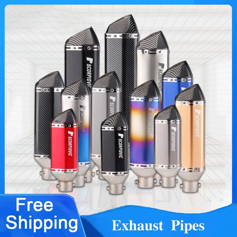 

51 мм универсальные выхлопные трубы мотоцикла, глушитель, выходная трубка глушителя с DB Killer для Kawasaki Yamaha Honda CFMOTO KTM