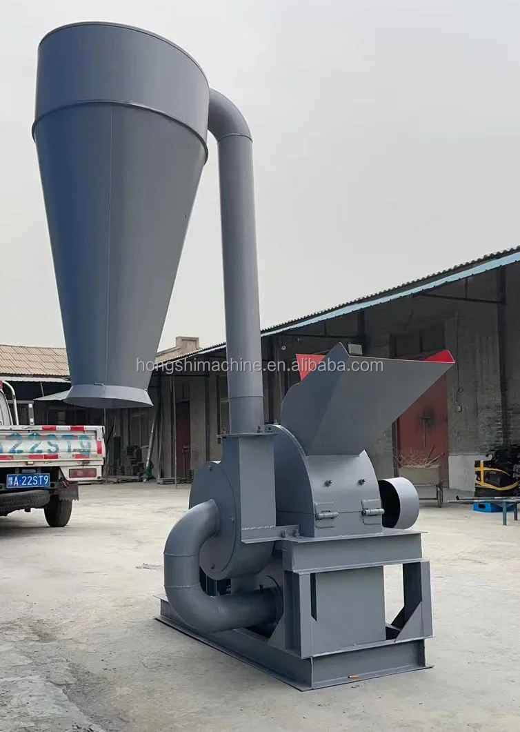 High capacity tree log wood crusher/wood sawdust making machine