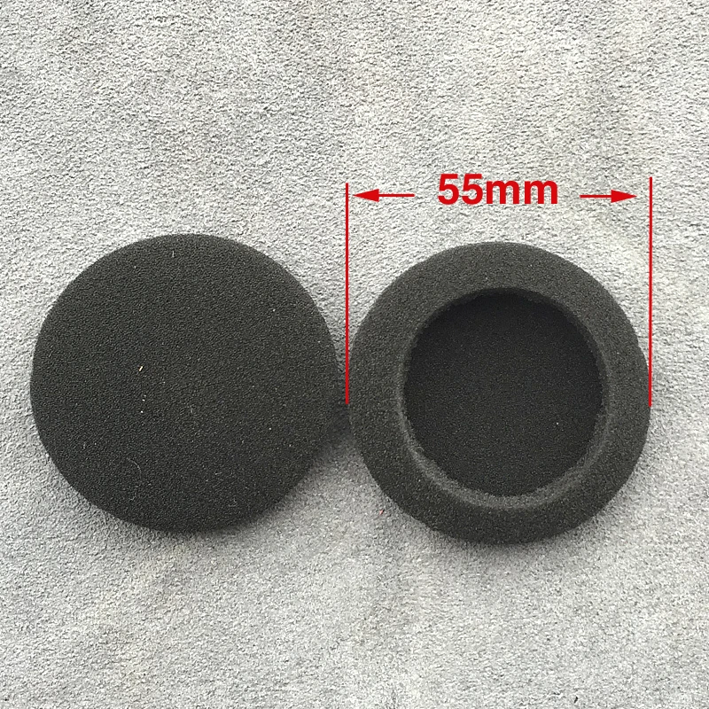 Ohrpolster Verdicken Schaum 55mm Ohrhörer Schwamm Abdeckung 5,5 cm Kopfhörer Schaum Ohr Pads Für Kopfhörer Logitech G330 Headset 2 teile/para