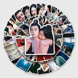 50 pçs xing han pode lan bonito adesivos amor como o galaxy wu lei zhao lusi etiqueta para o telefone copo portátil guitarra bagagem