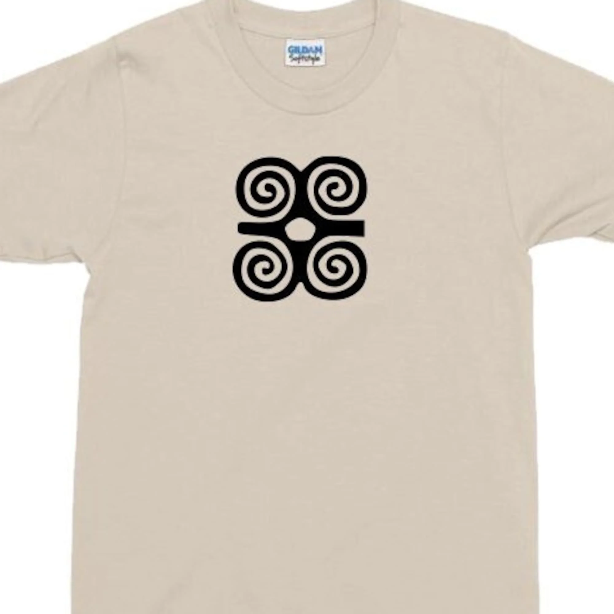 Tribal Symbol T Shirt Ram'S Horns Adinkra Dwennimmen S Xxl