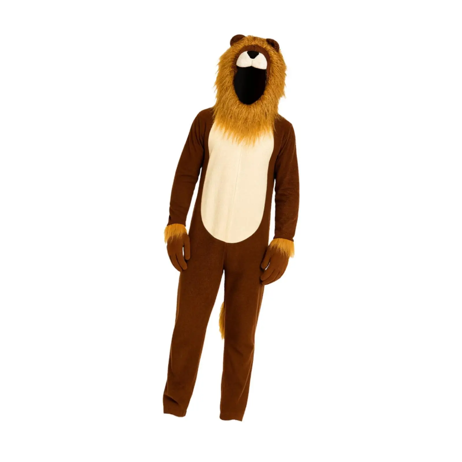 Halloween Lion Costume for Adults Performance Festival Funny Role Play Clothes