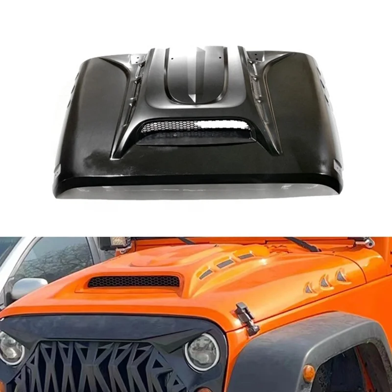 عالية الجودة OEM 4x4 اكسسوارات غطاء محرك السيارة بونيه 2018 + جيب رانجلر JL المصارع JT الصلب LLOYDBERG الترباس على 1 سنة #3