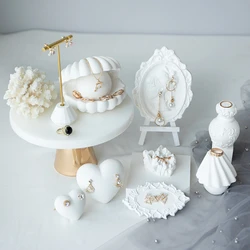 Creative Plaster Pendant Earrings Necklace Display Stand Jewelry Display Shooting Props