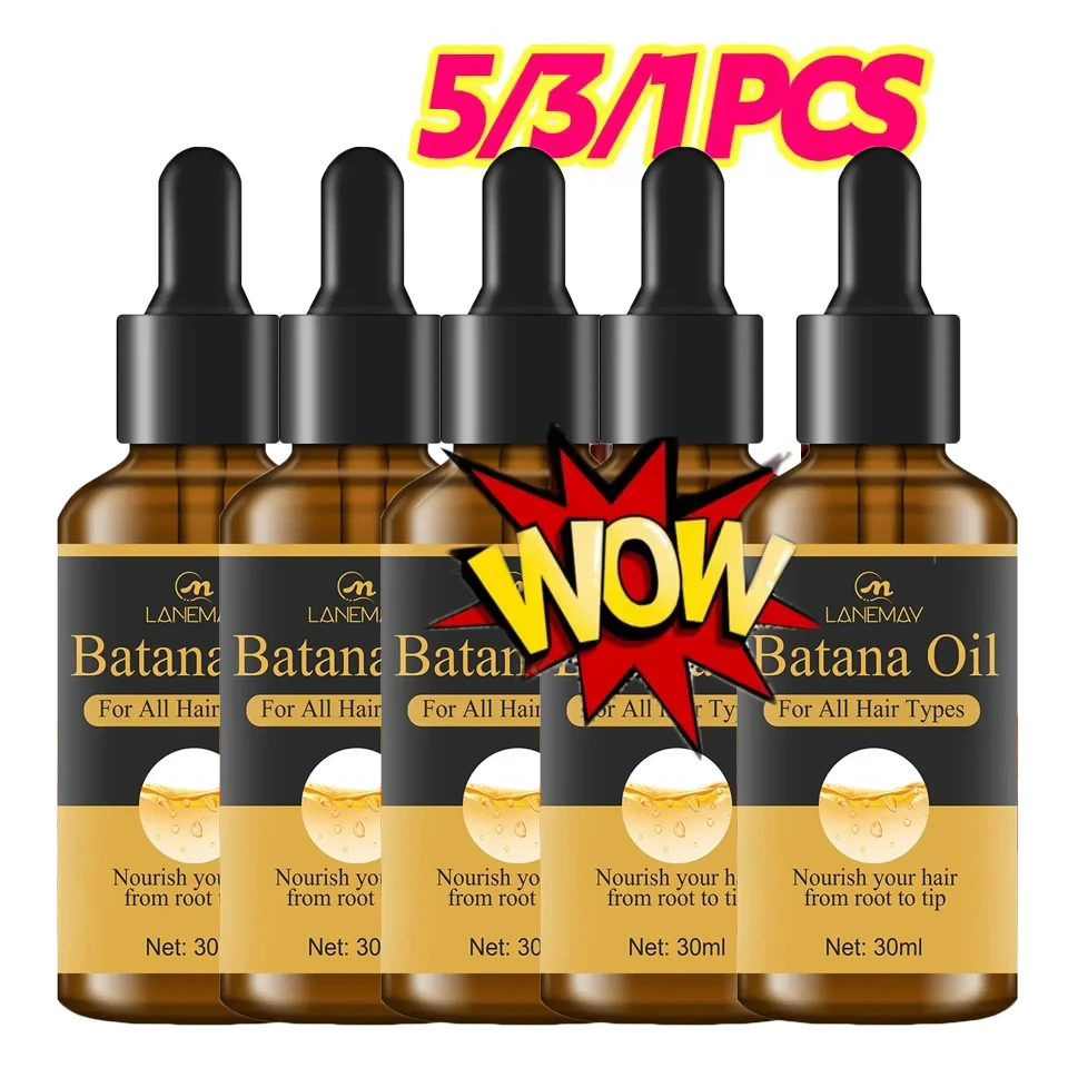 

7-дневная сыворотка для роста волос с маслом Batana, средства против выпадения волос, восстановление поврежденных корней волос, уход за волосами для женщин и мужчин