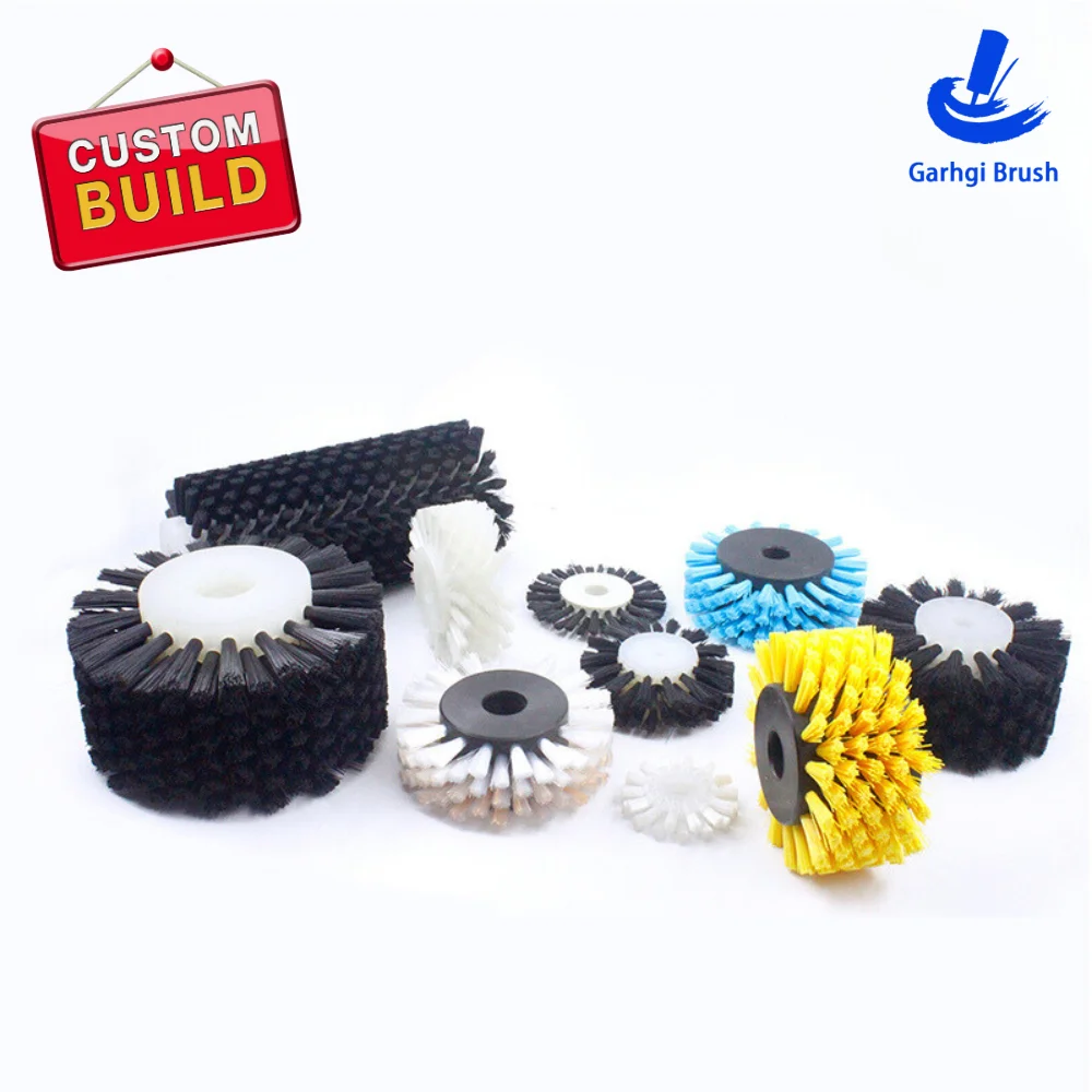 Nylon-Kehrwalze Bruhes Black Industrial Drum Circular Brush Road Surface Car Parks Finishing Polishing Cleaning Machinery – Detail 9