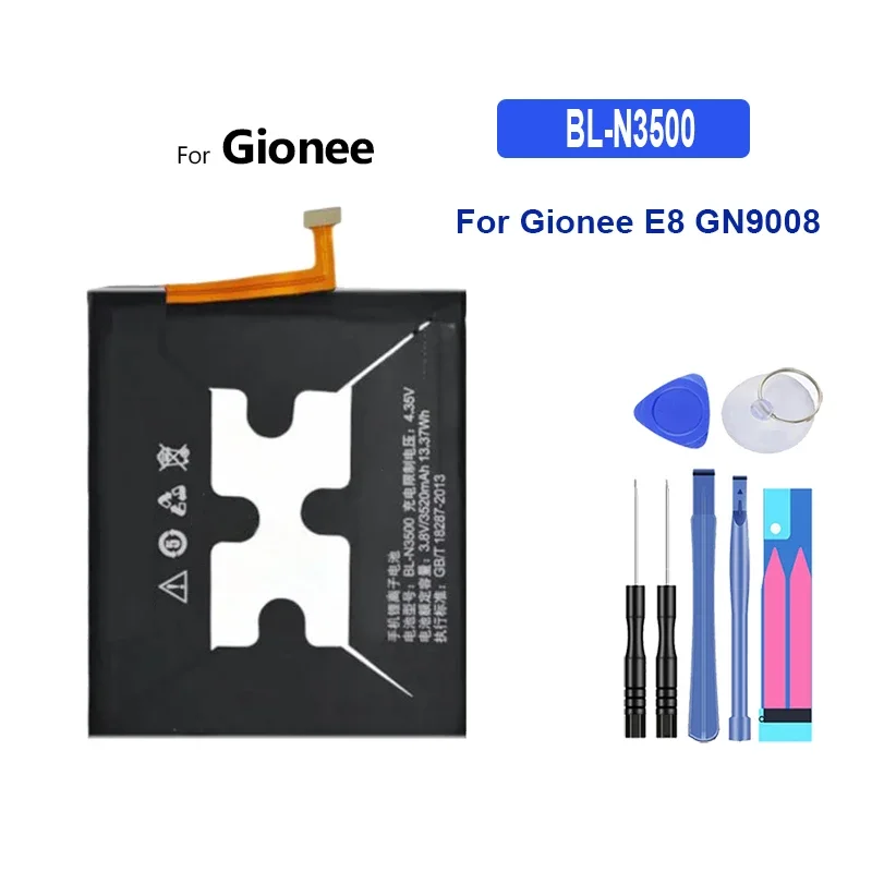 Battery BL-N4000Y BL-N5000A BL-N3500 BL-N3150Z BL-N4000 3150mAh-5000mAh For Gionee X1S A1 Lite M3 M3S M4 E8 GN9008 GN5001S V187