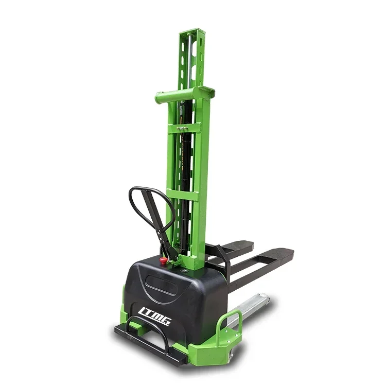 LTMG portable Self Loading Stacker 500kg 700kg 1000kg  semi electric self load electric pallet truck for cargo transport