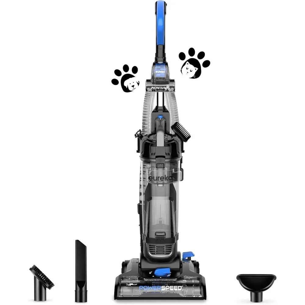 

Lightweight Upright Vacuum Cleaner for Carpets and Hard Floors, Ideal for Home Pets, Blue, Model NEU181A