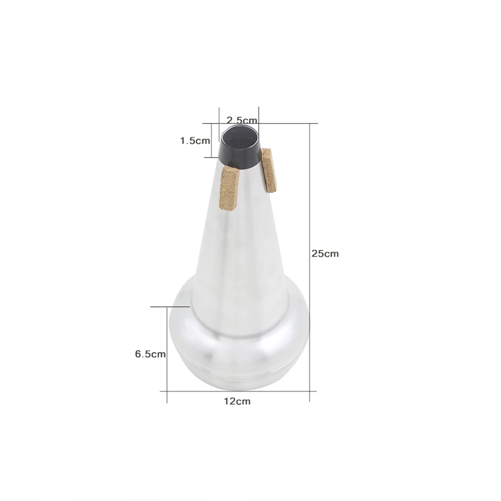 

Professional Trombone Mute for Tenor Slide Sound Quality Intonation Mini Muffler Accessories Durable Metal Music