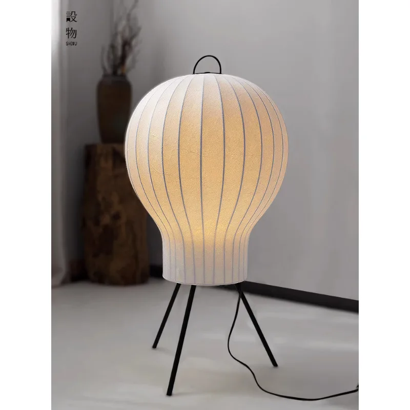 Simple Silk Material Led Table Lamps for Living Room Bedroom Bedside Lamp Study Room Reading Light Sofa Side Standing Lights