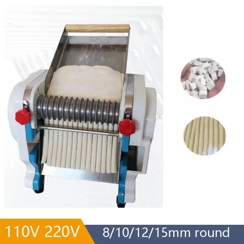 110V 220V Tabletop Dough Stripe Rolling Cutter For Nigeria Chin Chin Snack Processing Equipment