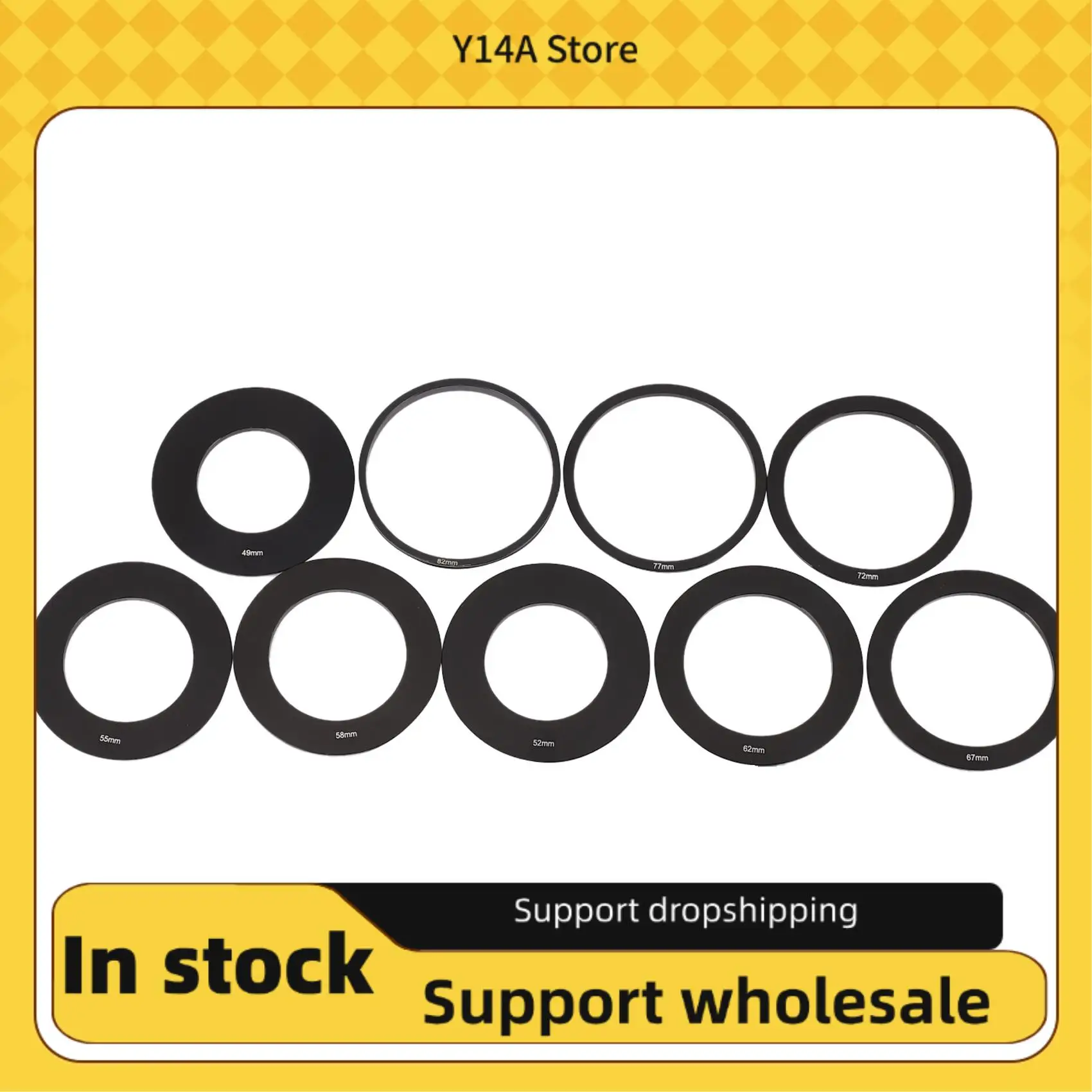 

Y14A 24Pcs ND + Graduated Filters + 9Pcs Adapter Ring, Lens Hood Filter Holder For Cokin P Series
