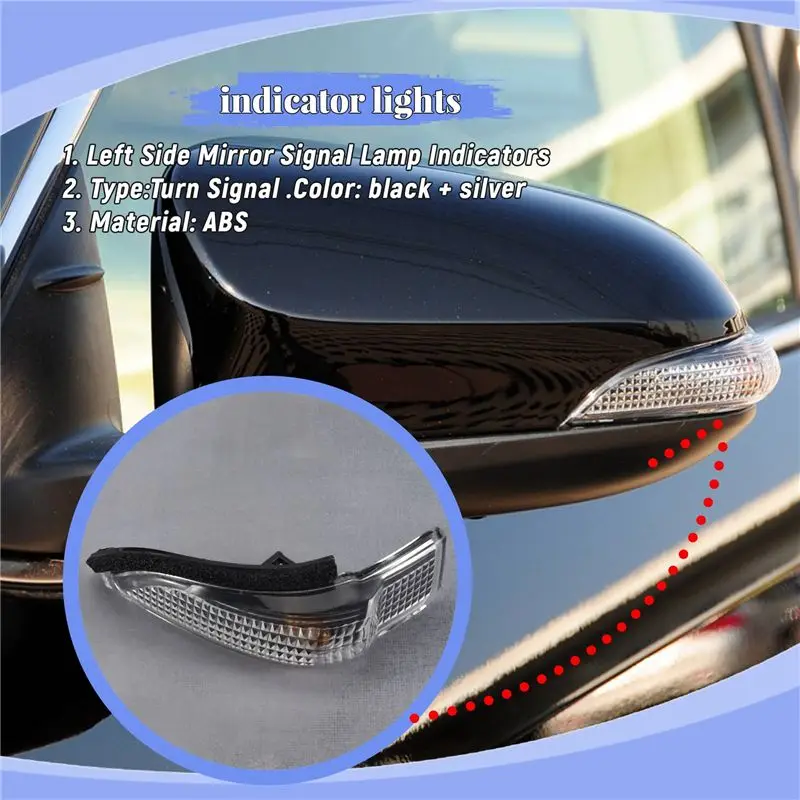 Rearview Mirror Turn Signal Light Lamp Blink For Toyota Corolla Camry Yaris Prius C Avalon For Scion Im Venza