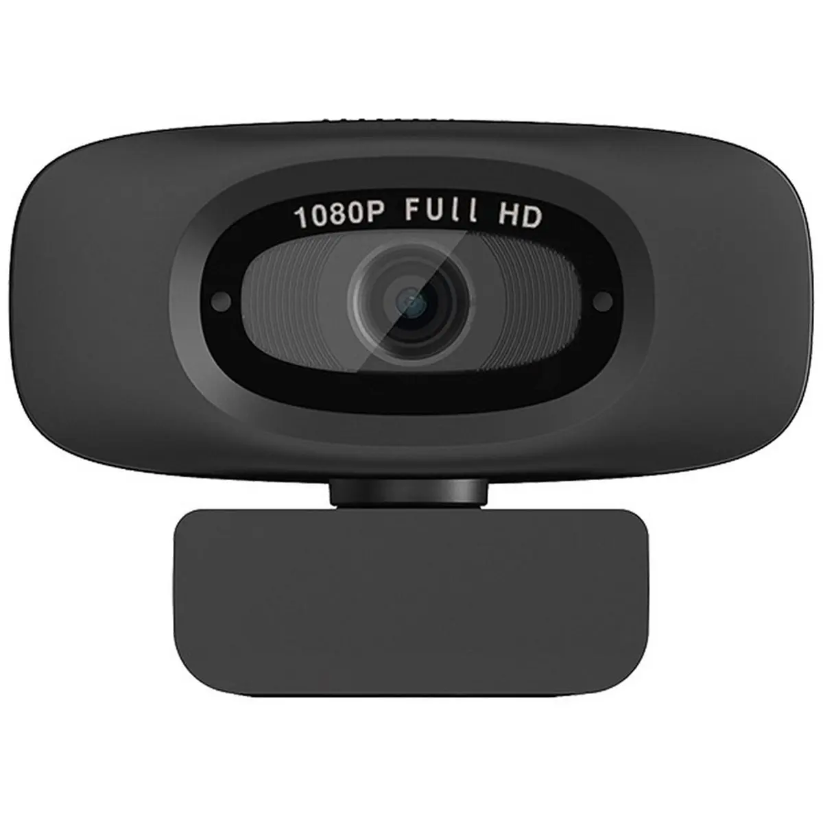 N05R 1080P Computer Webcam, Clear Video Conferencing Camera with Mic, Plug and Play USB, Free USB Adapter for Laptop & Phone