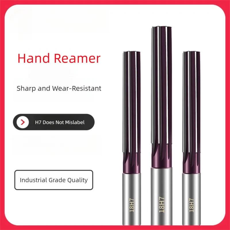 TG Professional H7 Reamer Hand Tool with High Precision Hard Alloy Twist Handle for 3mm-20mm