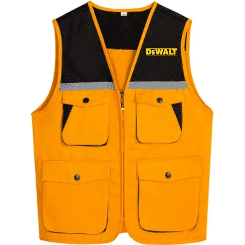 DeWalt Workwear Waistcoat High-End Multi-Pocket Decoration Staff Work Clothes Work Vest