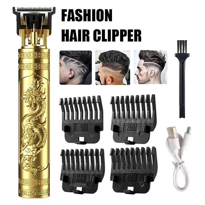 Hair Clipper for Men T9 Electric Hair Cutting Machine Barber Shaver Rechargeable Hair Trimmer Beard Shaving