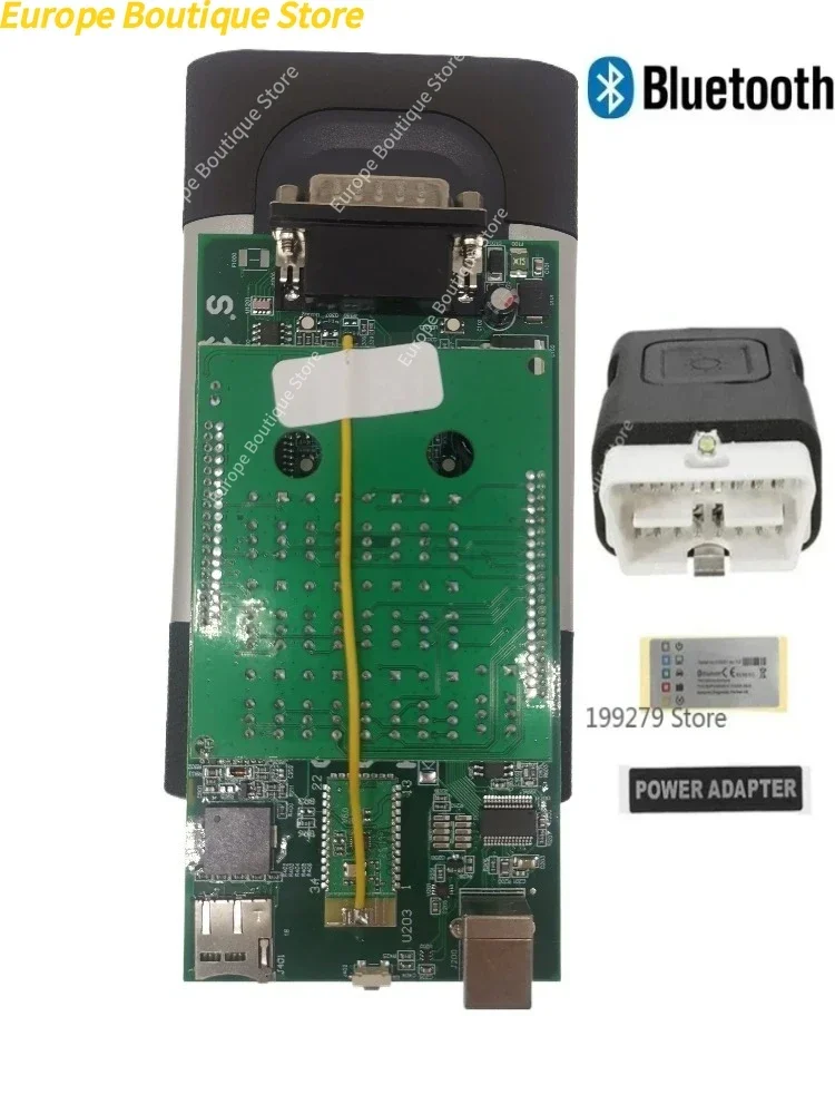 لوحة مزدوجة V9.1 V2021.11 Autocoms Ds150e Delphis Obd الماسح الضوئي أداة تشخيصية سيارة شاحنة Tcs cdp pro مجموعة كاملة 2024 2025 2021