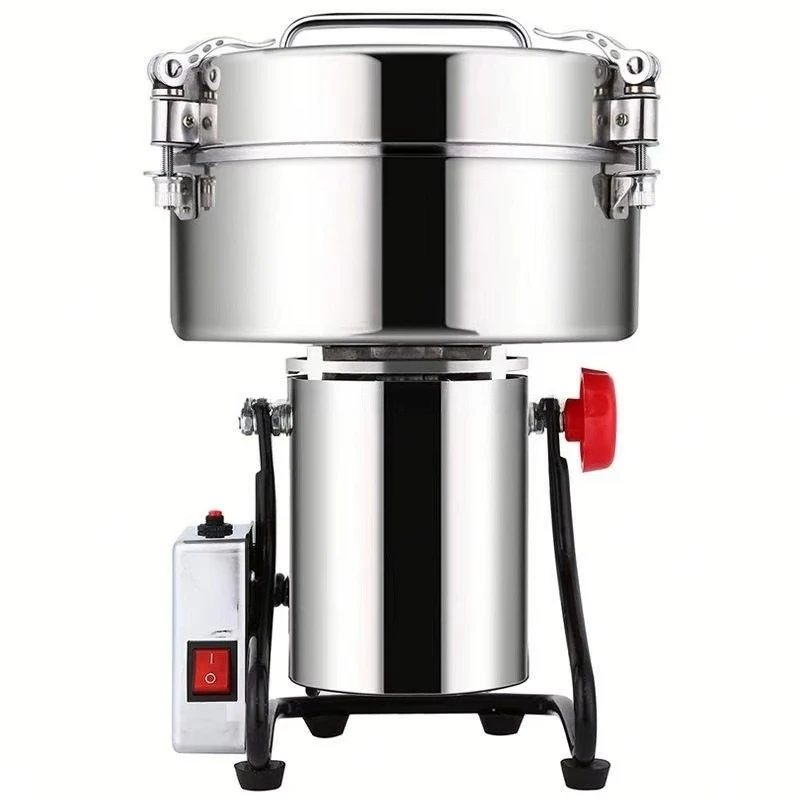 Customized Commercial Stainless Steel Electric Spice Grinder Professional Powder Mill For Coffee Chili Pepper Grain Processing