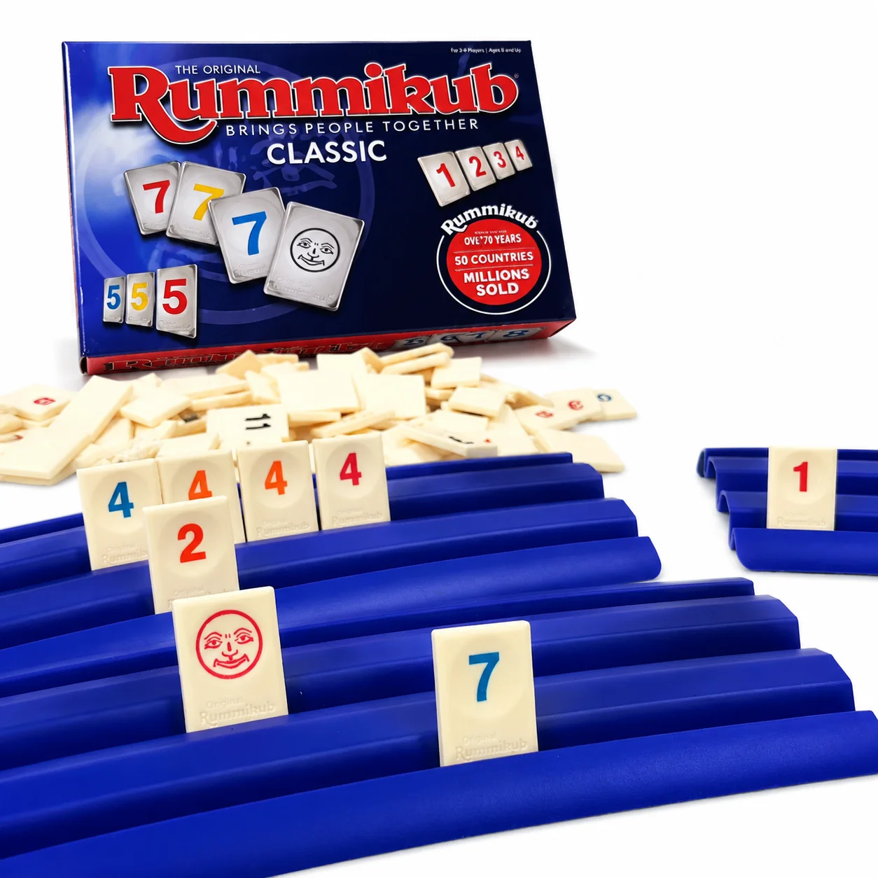 Classic Tile Game Number Strategy Board Game for Kids Adults Family Party Travel English Version