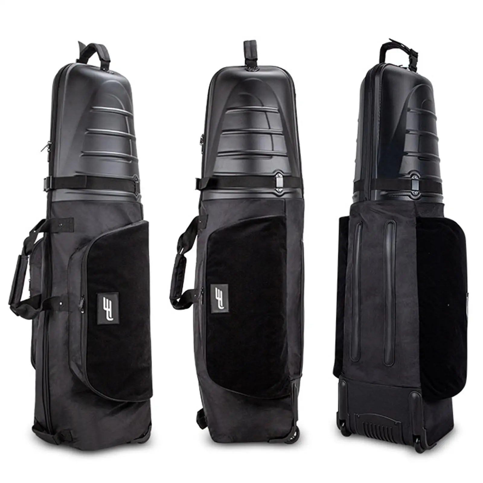 

Golf Travel Bag with Wheels Protect Your Clubs Large Capacity Portable Wear Resistant Hard Case Golf Travel Luggage for Airlines