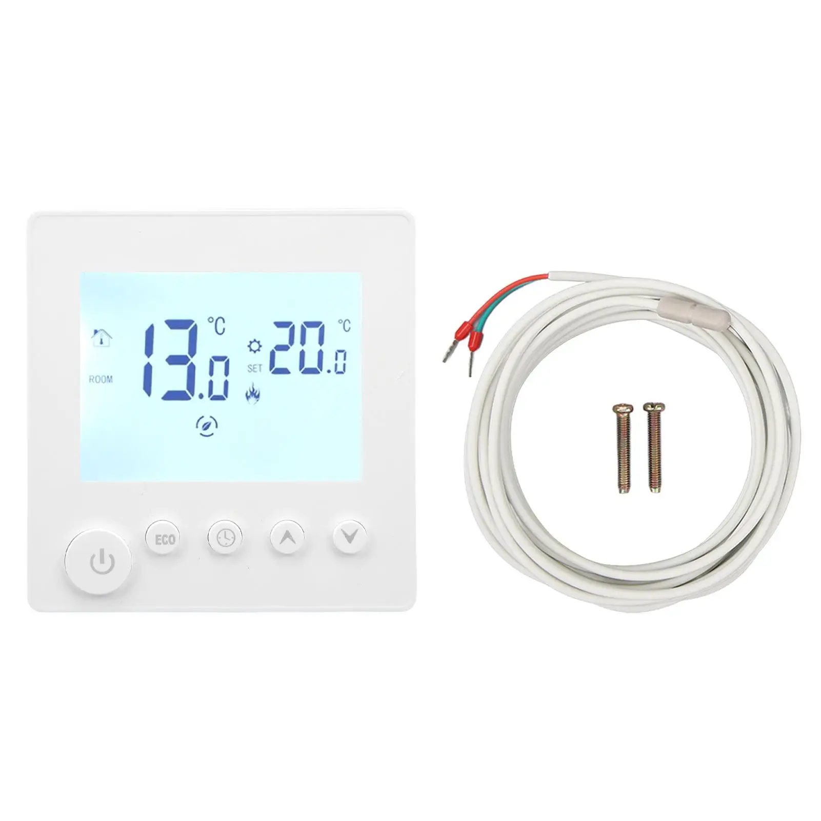 

AC 90-240V NTC Digital Thermostat LCD Display Programmable Temperature Controller for heating System