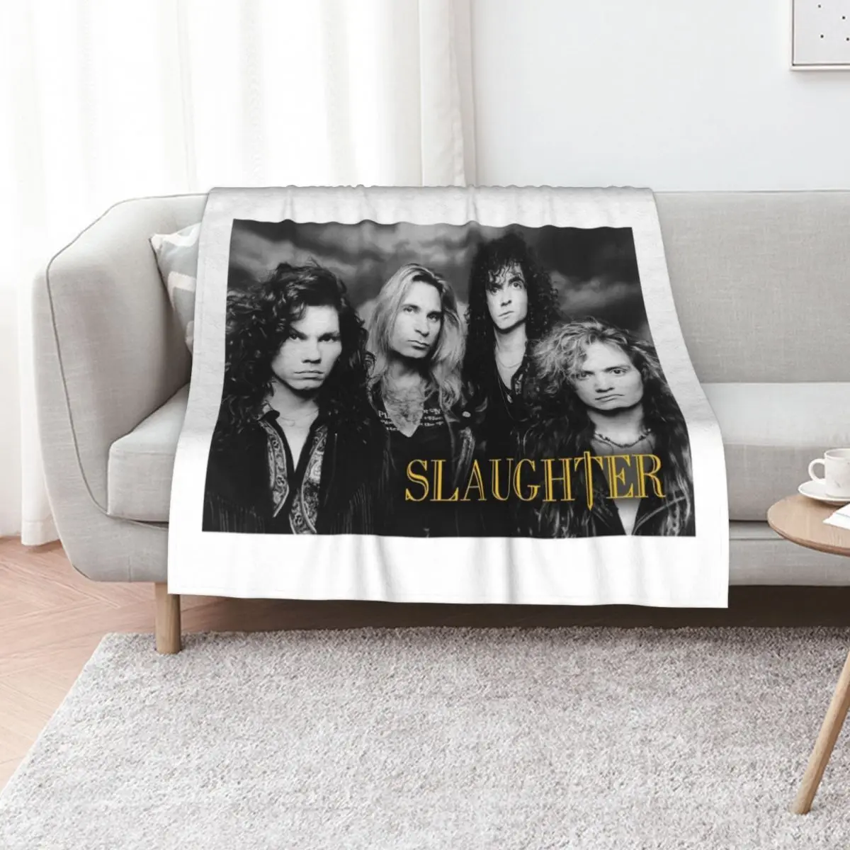 

Slaughter band photo Throw Blanket sofa bed decorative Luxury Moving Blankets