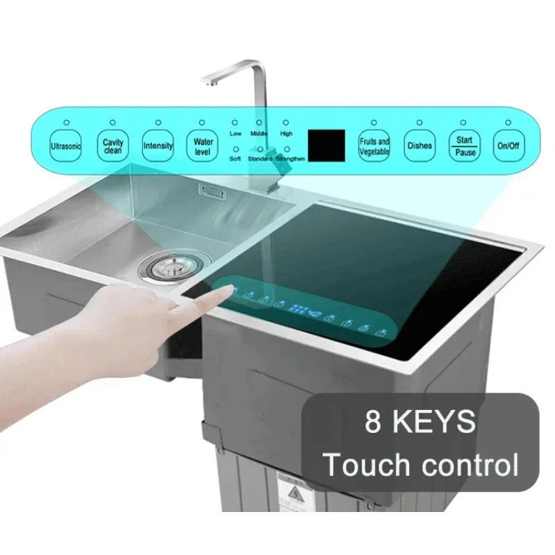 Household Stainless Steel Dish Washer Countertop Smart Kitchen Sink Dishwashers