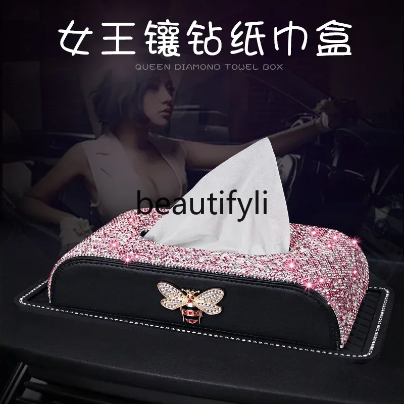 

lt6351 Car Tissue Box Muse Car Seat Carton Swan Label Tissue Cover