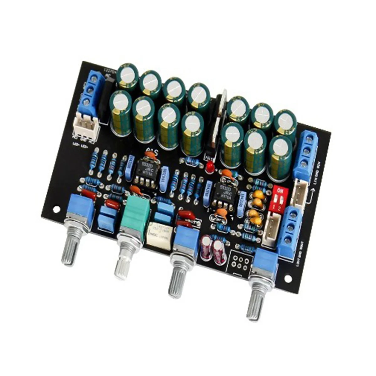 Convenient Multifunctional Pre-Amplifier Tone Board Preamp Volume Tone Control DIY Speaker Amplifiers Sound Audio Amp