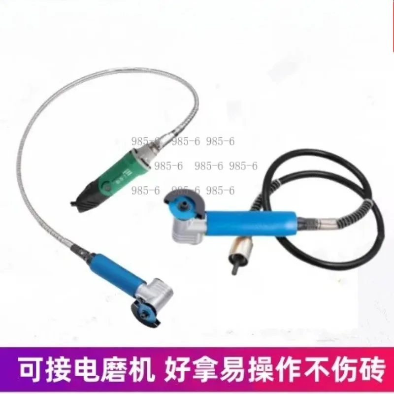 Dual-Direction Tile Grout Cleaner, Flexible Shaft for Angle Grinder and Polisher