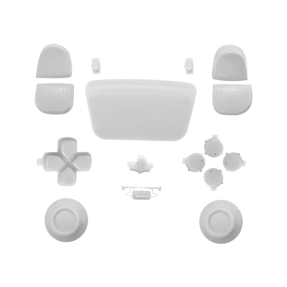 أزرار مفاتيح بوظيفة اتجاه D-Pad عبر ، عصا تحكم لوحة اللمس ، غطاء قبضة لسوني بلاي ستيشن 5 ، PS5 Dualshock ، L1 ، R1 ، L2 ، R2