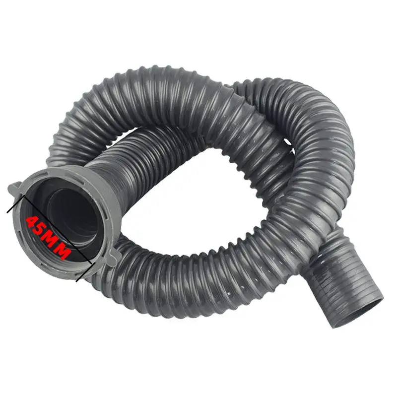 Universal Double Head Kitchen Sink Drain Hose (Extension) - Stretchable Flexible Pipe For Double Bowl