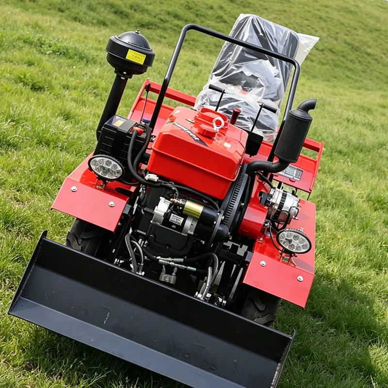 

Индивидуальный гусеничный микрокультиватор с плавным ходом, гусеничный трактор и роторный культиватор для сельскохозяйственных работ