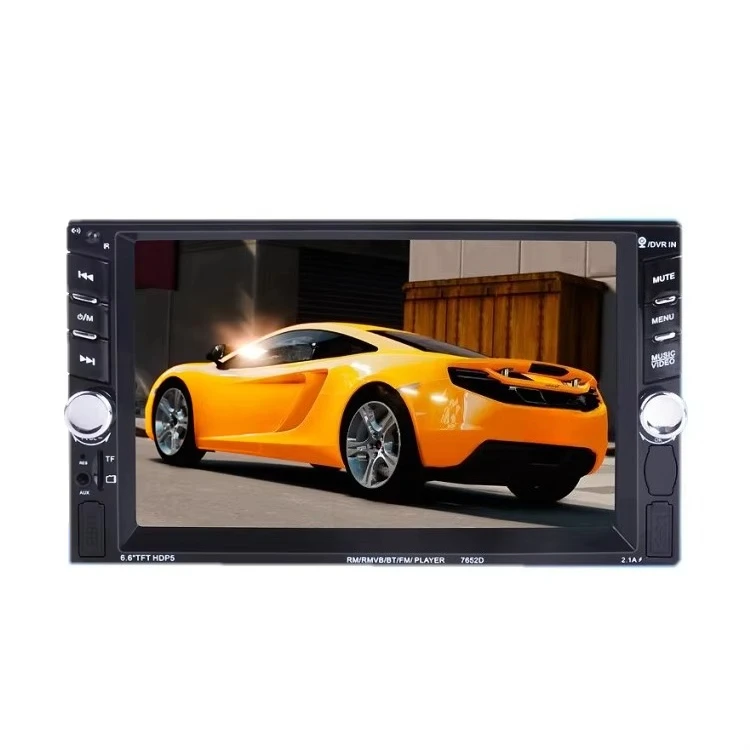 7-Inch screen display car stereo MP5 player, with Bluetooth dual-zone function, FM radio, support TF/SD card