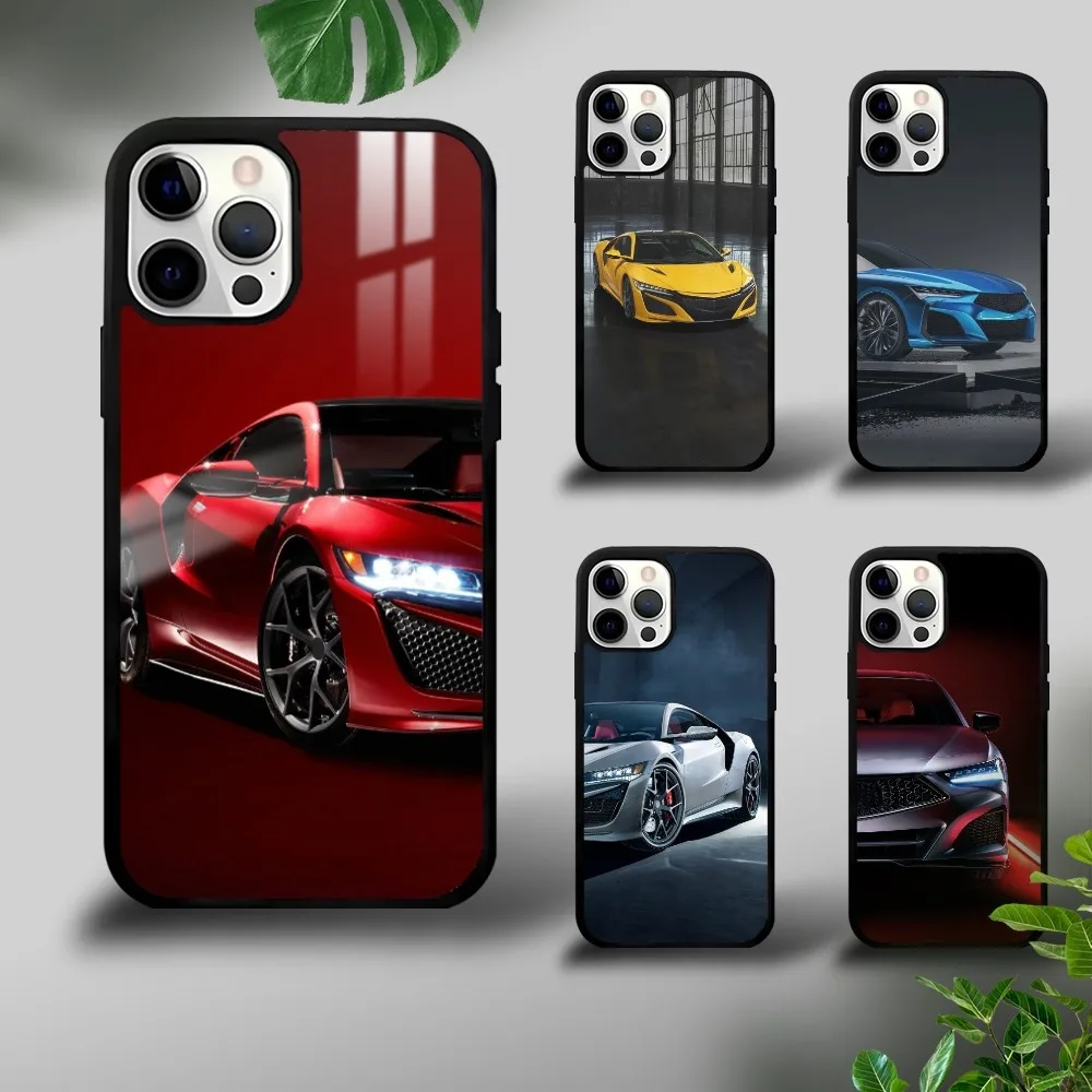 

Cool supercar A-AcuraS Phone Case For iPhone 16 15 14 13 12 11 Pro Xs Max Mini Plus Celulares Hard Funda