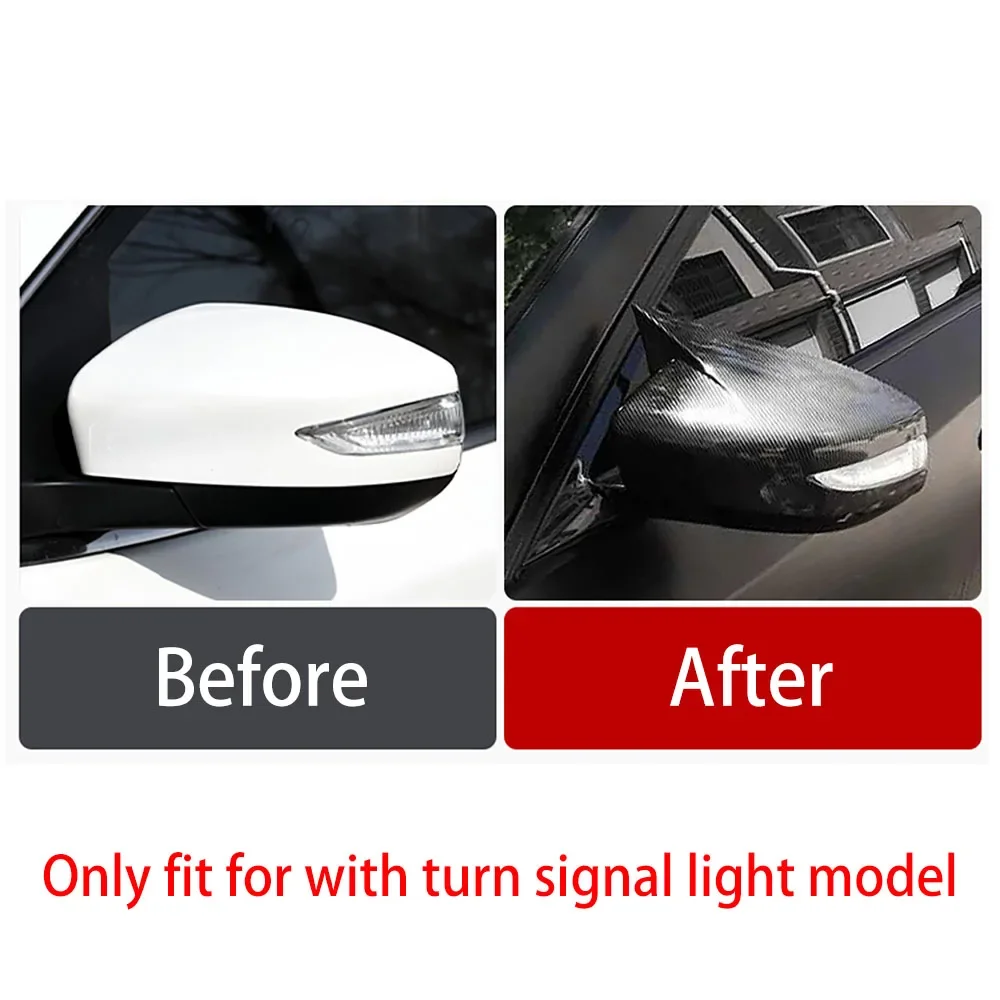 لنيسان ألتيما 2013-2018 سنترا/سيلفي 2016-2019 غطاء مرآة الرؤية الخلفية غطاء مرآة جانبية غطاء الجناح الخارجي الرؤية الخلفية تقليم #3